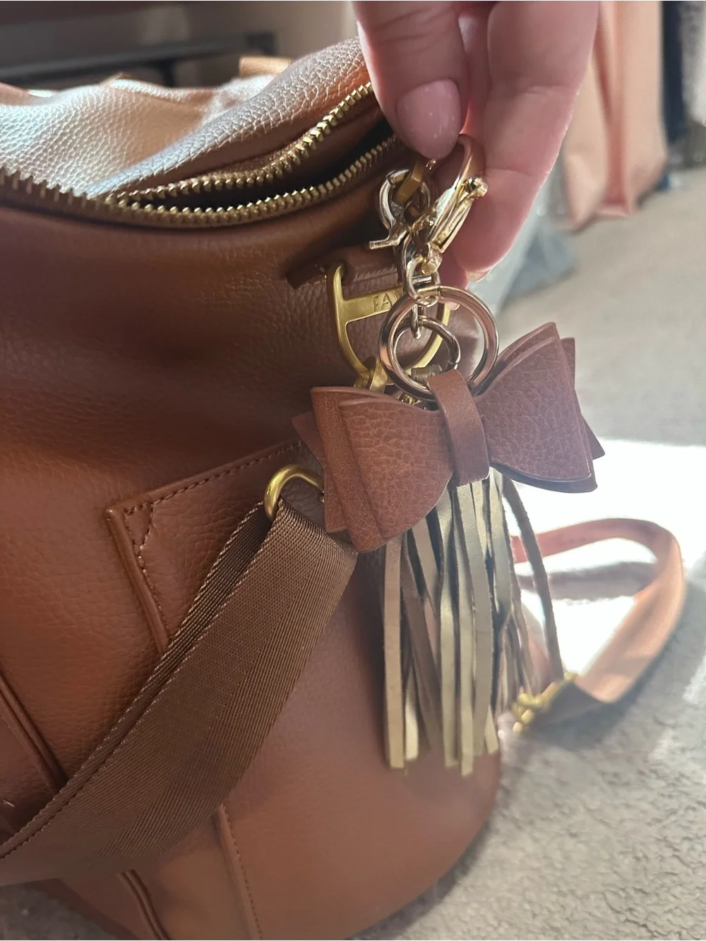 Fawn The Original Diaper Bag in Brown-Like New!!